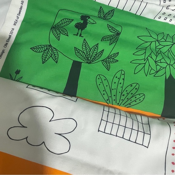 Ikea fabric ÖNSKEDRÖM by design Olle Eksell - Picture 5 of 7